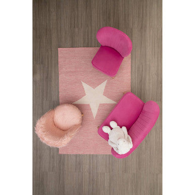 Pink Faux Fur Chair | Kids