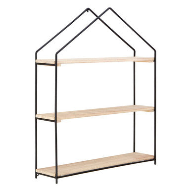 Brixton 3 Tier Wooden Wall Shelves