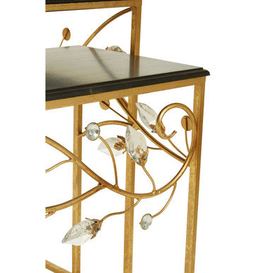 Yaxi Set Of 2 Tables With Black Wooden Top