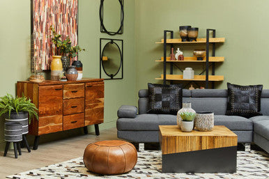 Laxton 5 Tier Light Oak Effect Shelving Unit