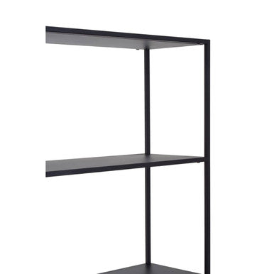 Acero Black Metal Shelf Unit