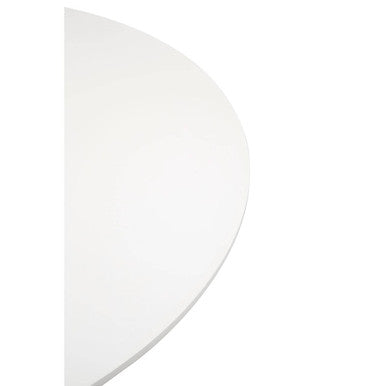 Laila White Small Round Dining Table