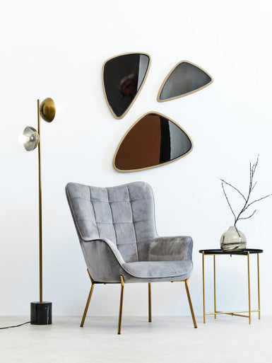 Trosa Black Top Side Table