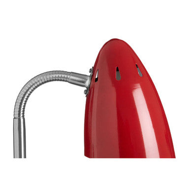 Flexi Red Gloss Desk Lamp