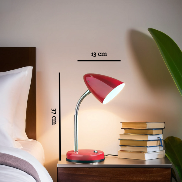 Red Gloss Desk Lamp | Flexi