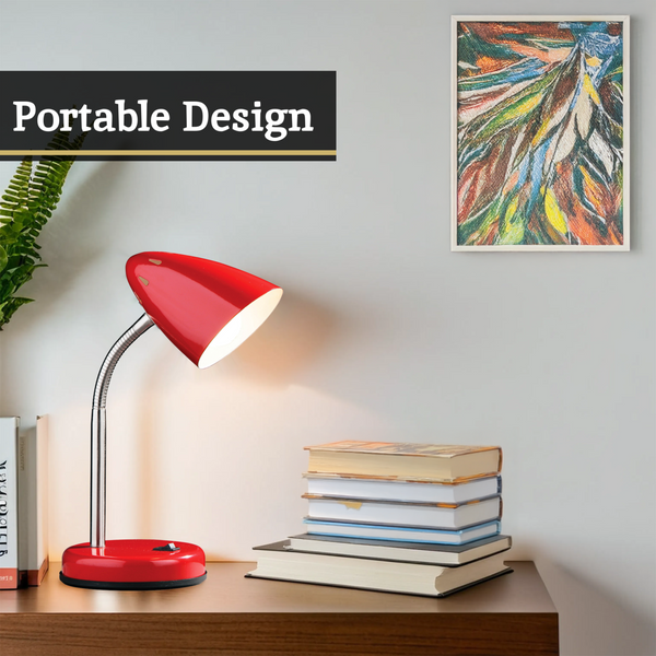 Red Gloss Desk Lamp | Flexi