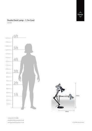 Payton Studio Black Desk Lamp