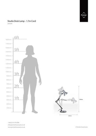 Payton Studio Silver Grey Desk Lamp