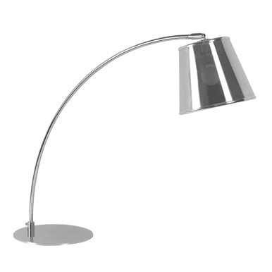 Chrome Table Lamp with PVC Shade | Sison