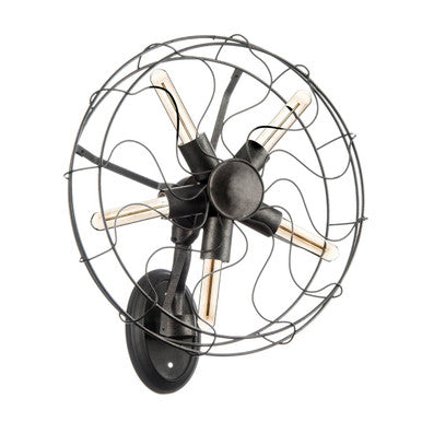 Vintage Fan Design Wall Light | Trissoni