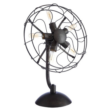 Trissoni Vintage Fan Shape Table Lamp