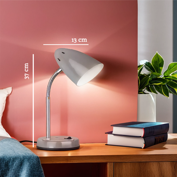 Grey Desk Lamp | Flexi