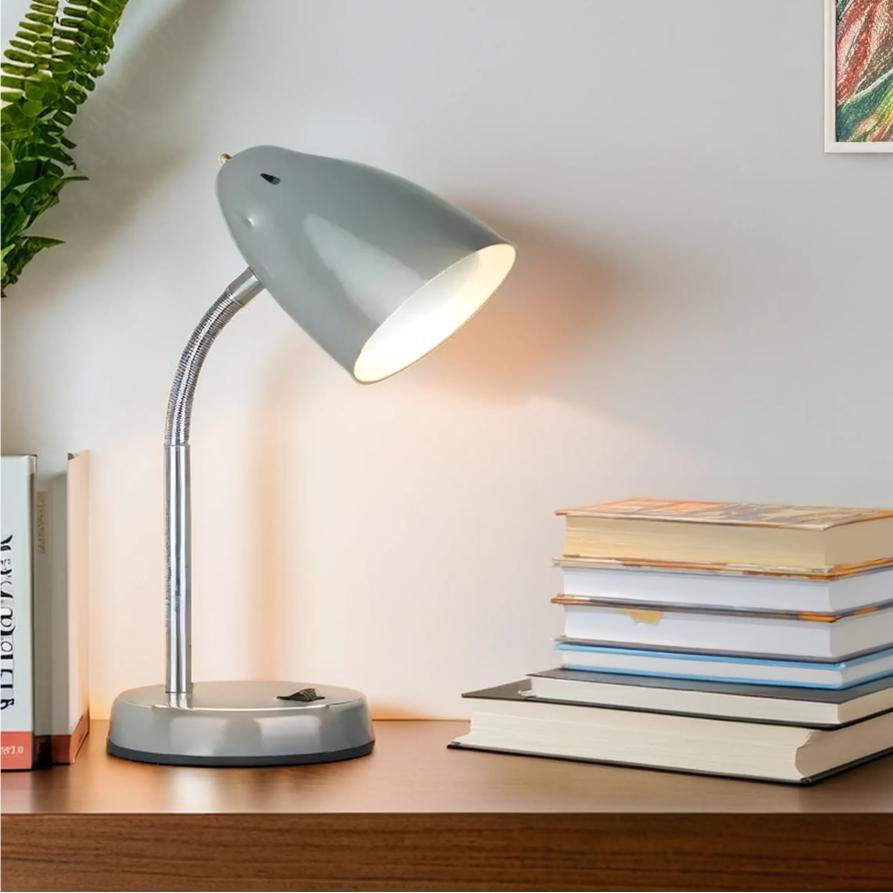 Grey Desk Lamp | Flexi