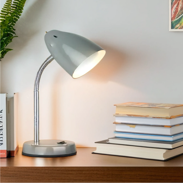 Grey Desk Lamp | Flexi