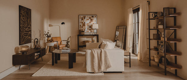 Lucas Natural and Black Table Lamp