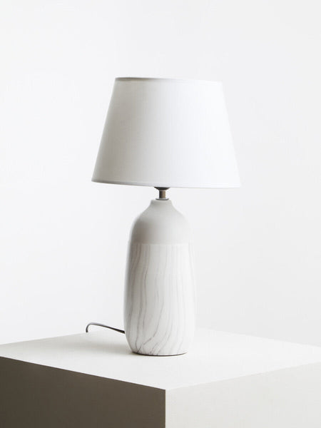 White Ceramic Table Lamp | Welma