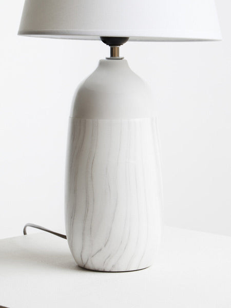 White Ceramic Table Lamp | Welma