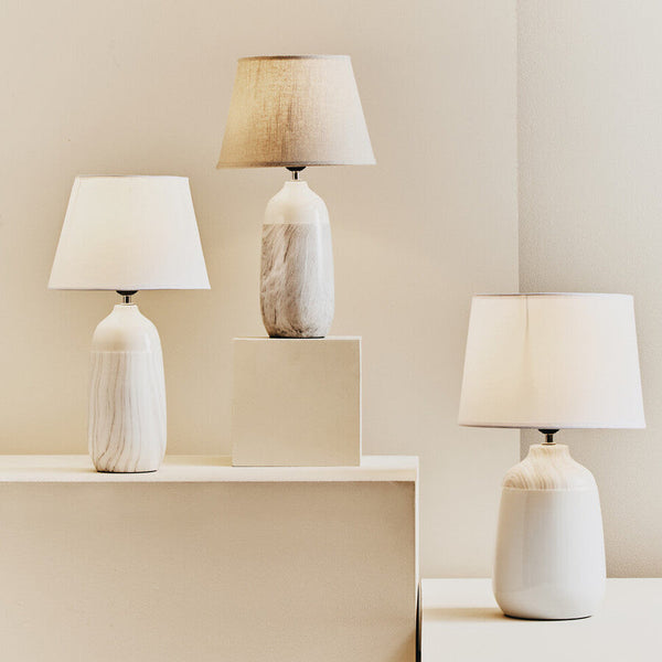 Beige Ceramic Table Lamp | Welma