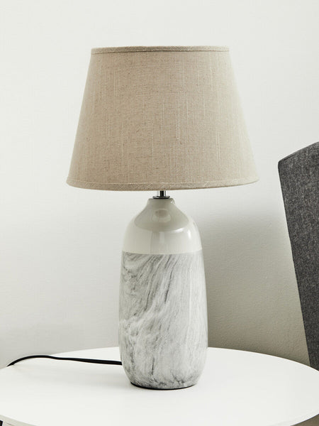 Beige Ceramic Table Lamp | Welma