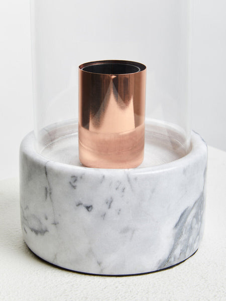 Bell Lamp with Grey Marble Base | Lamonte