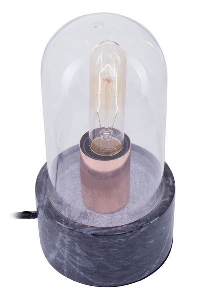 Bell Lamp with Black Marble Base | Lamonte