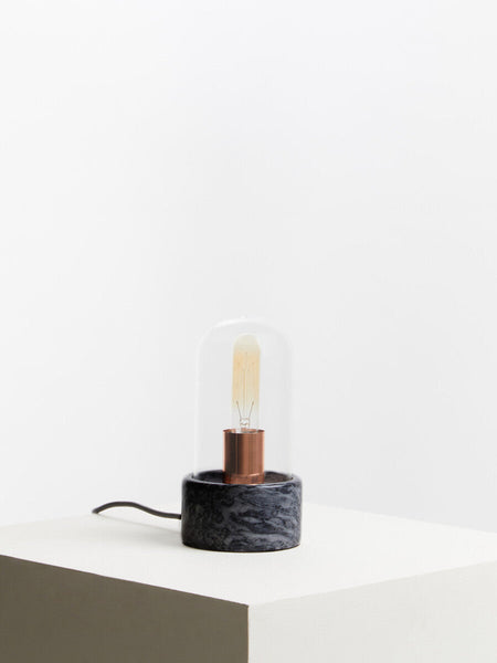 Bell Lamp with Black Marble Base | Lamonte