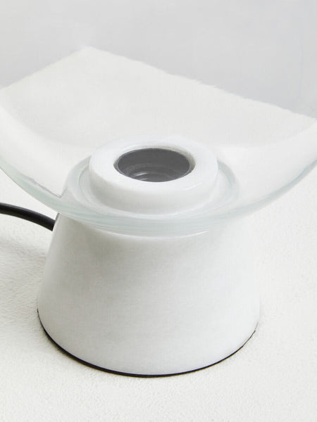 Lamonte Globe Lamp with White Marble Base