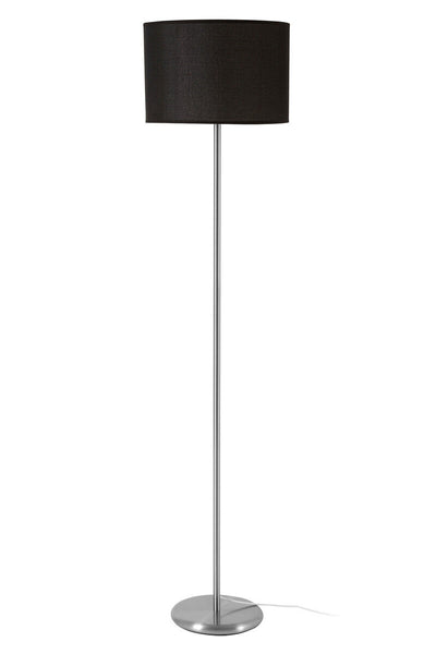 Forma Black Waffle Effect Shade Floor Lamp