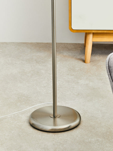 Forma Black Waffle Effect Shade Floor Lamp