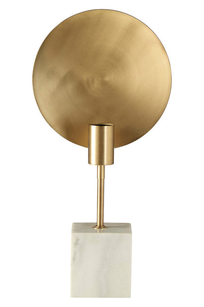 Table Lamp with White Marble Base | Saramis