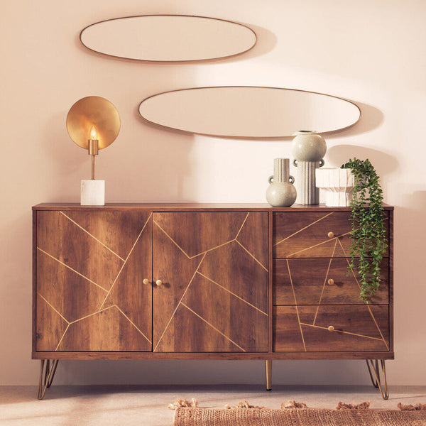 Table Lamp with White Marble Base | Saramis