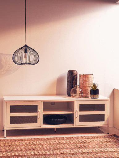 Lavis Black Finish Pendant Light