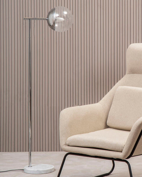 Chrome Finish Floor Lamp | Revive