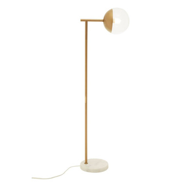 Gold Finish Metal Floor Lamp | Revive