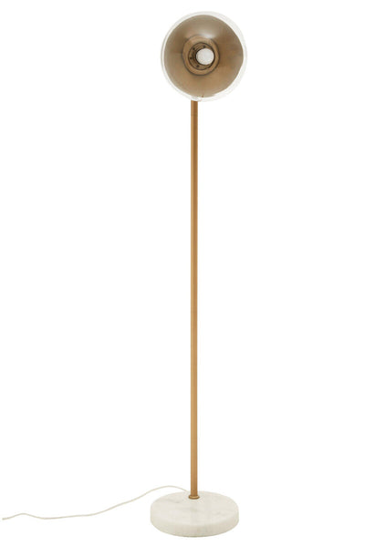 Gold Finish Metal Floor Lamp | Revive