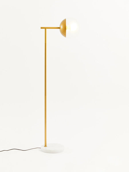 Gold Finish Metal Floor Lamp | Revive