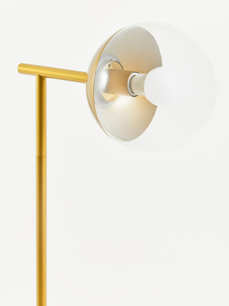 Gold Finish Metal Floor Lamp | Revive