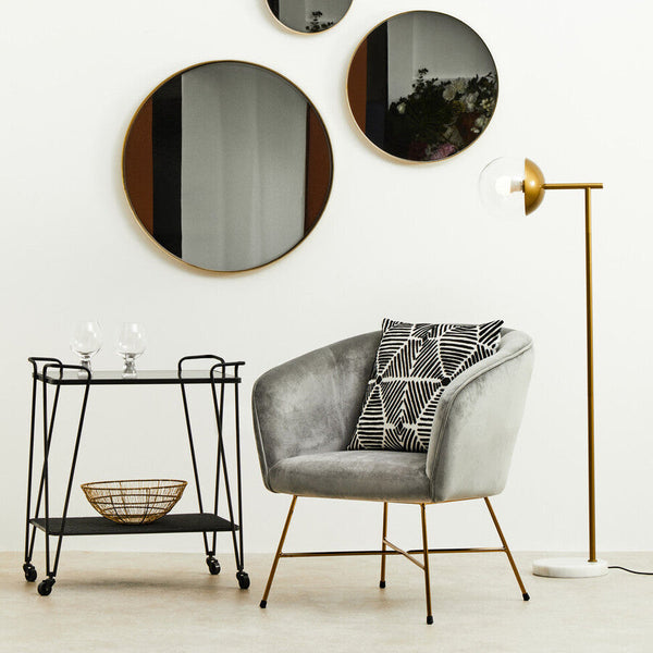 Gold Finish Metal Floor Lamp | Revive