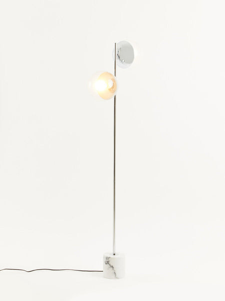 Chrome Finish 2 Light Floor Lamp | Revive