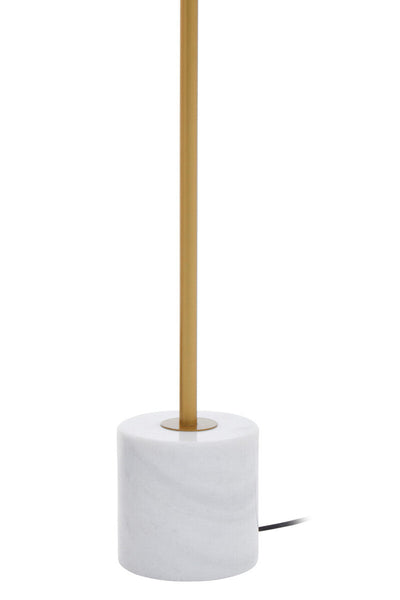 Two Light Gold Finish Floor Lamp | Revive