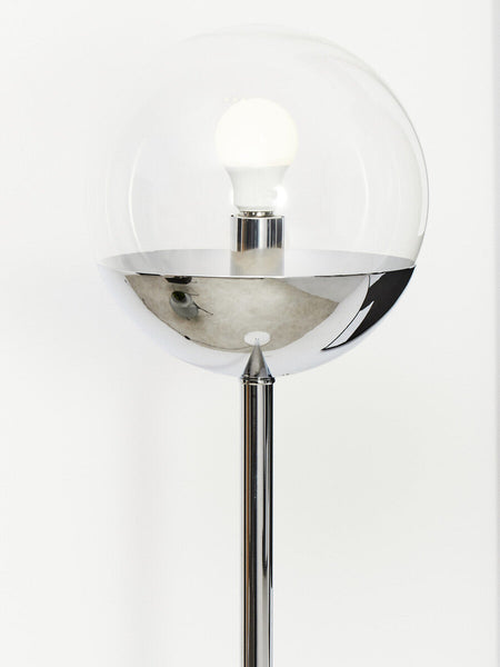 Chrome Finish Metal Floor Lamp | Revive