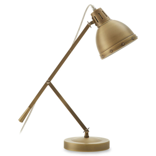 Adjustable  Desk Lamp in Brass Finish | Jasper