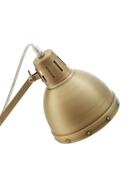 Adjustable  Desk Lamp in Brass Finish | Jasper