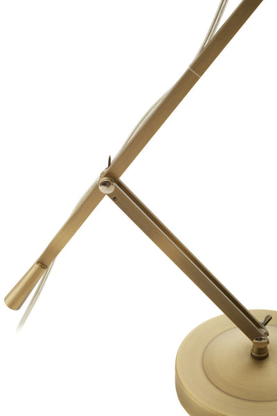 Adjustable  Desk Lamp in Brass Finish | Jasper