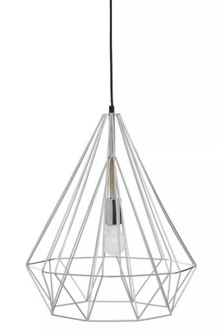 Wyra Chrome Conical Pendant light