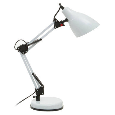 Finley White Adjustable Desk Lamp