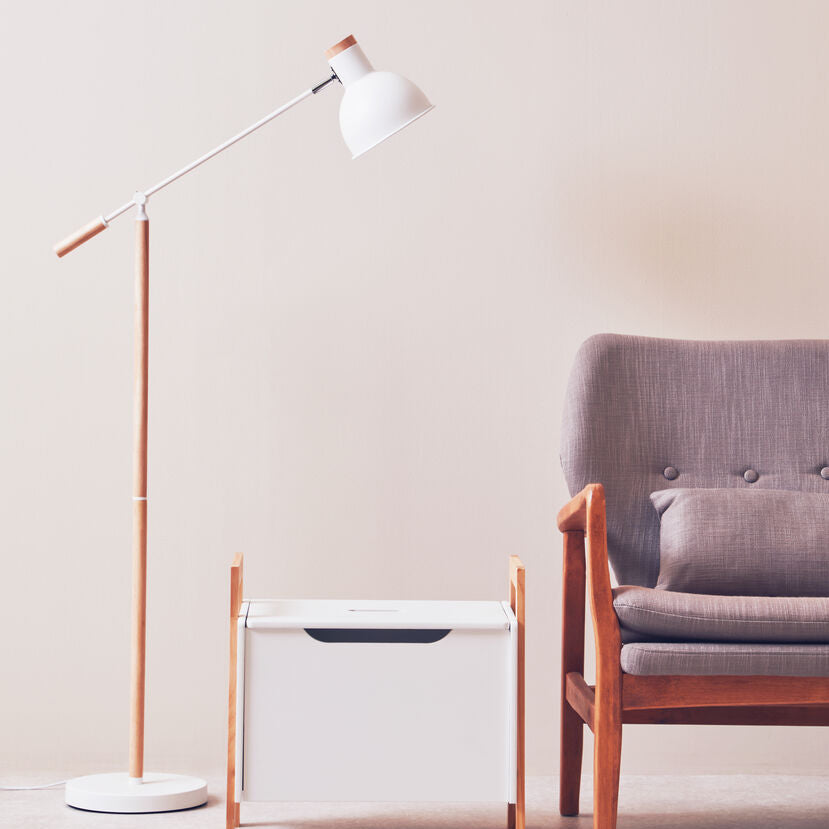 Matte White Floor Lamp | Stockholm