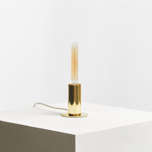 Shiny Brass Finish Table Lamp | Stockholm