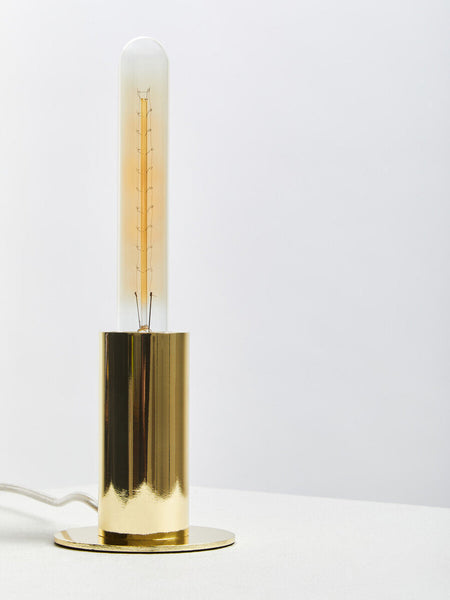 Shiny Brass Finish Table Lamp | Stockholm