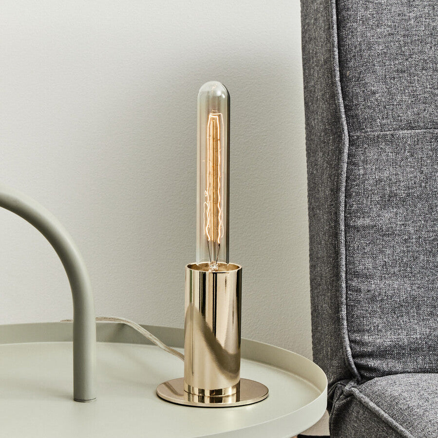 Shiny Brass Finish Table Lamp | Stockholm